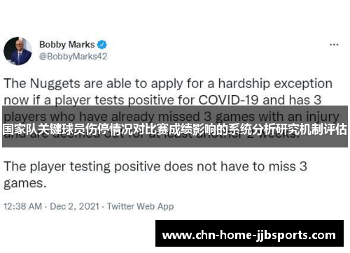国家队关键球员伤停情况对比赛成绩影响的系统分析研究机制评估